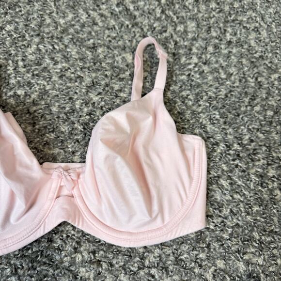Victoria's Secret Body By Victoria Unlined Demi Bra Pink 34DDD Soft NEW - Picture 2 of 4